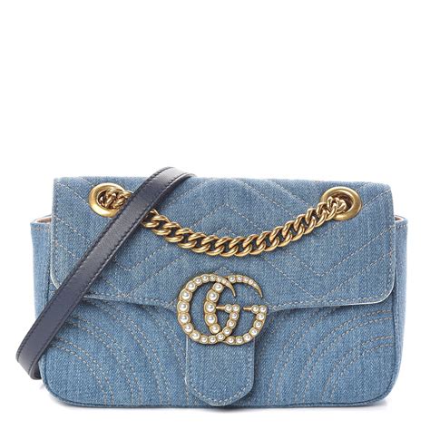 gucci small items bag|gucci mini denim bag.